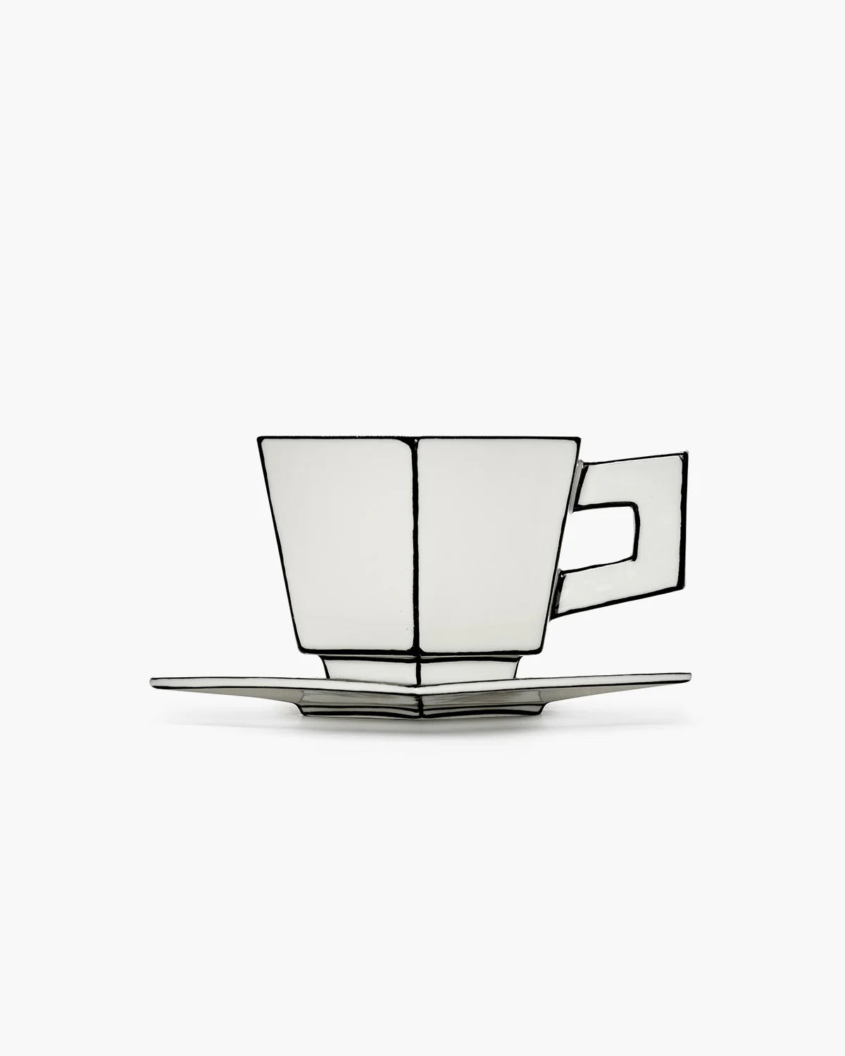 Lot de 2 Tasses à cappuccino CARTE BLANCHE | SERAX