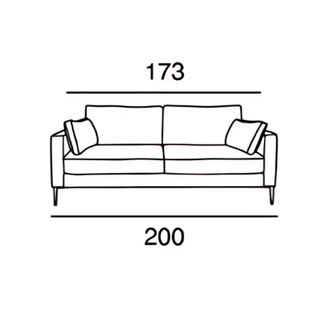PETER | Canapé 4 places - 200 cm