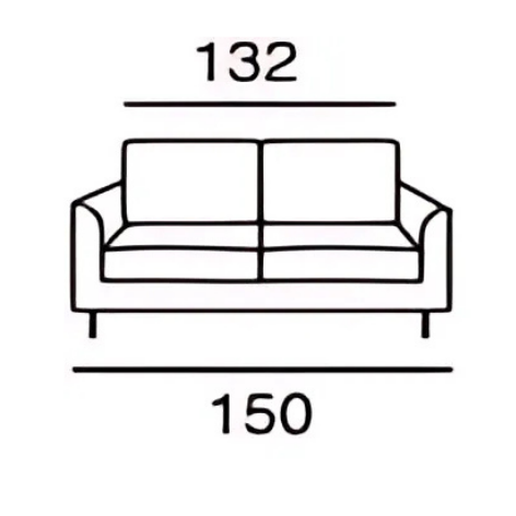 SPENCER | Canapé 2 places - 150 cm