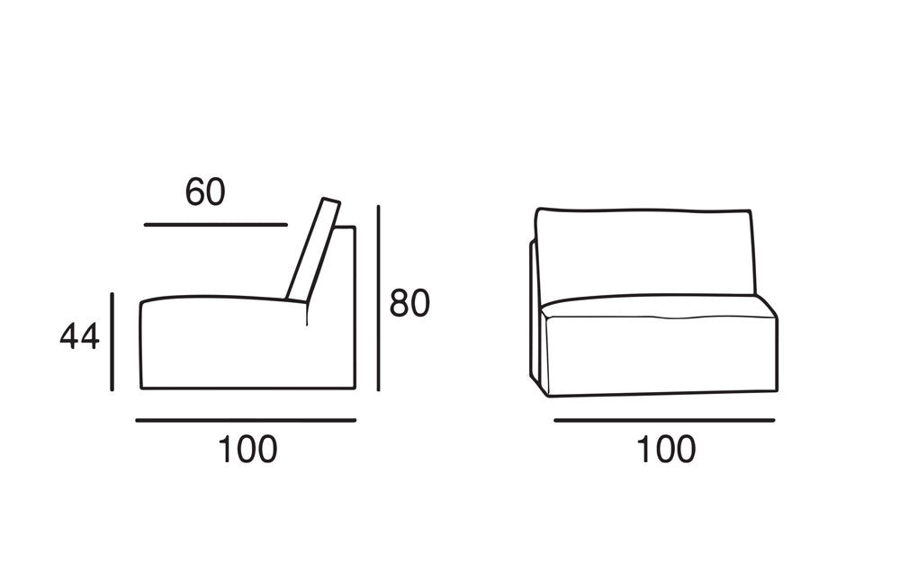 ARLES | Chauffeuse - 100 cm