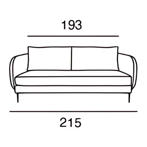TACOMA | Canapé 5 places - 215 cm