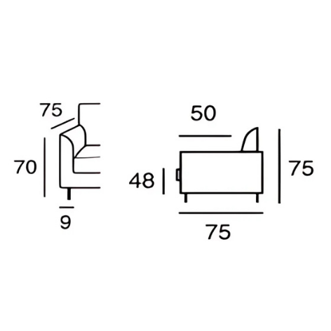 SPENCER | Canapé 2 places - 150 cm