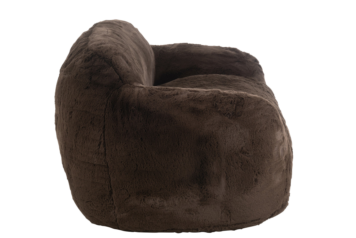 Petit canapé DOUDOU Fausse fourrure Brun