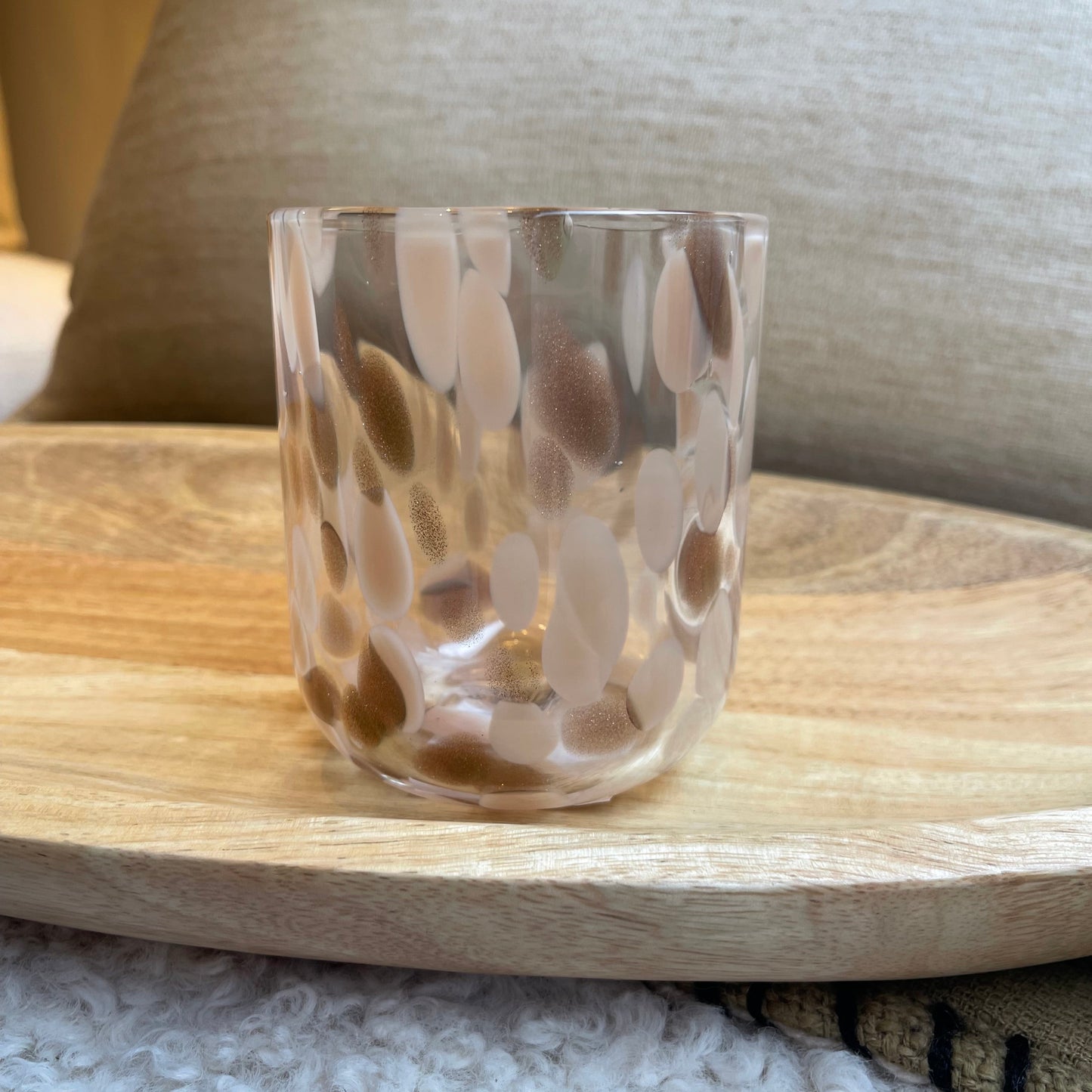 Verre | ORA Moucheté doré