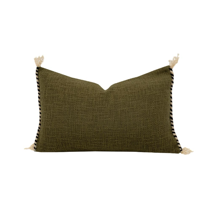 Coussin EL NINO Kaki | BED & PHILOSOPHY
