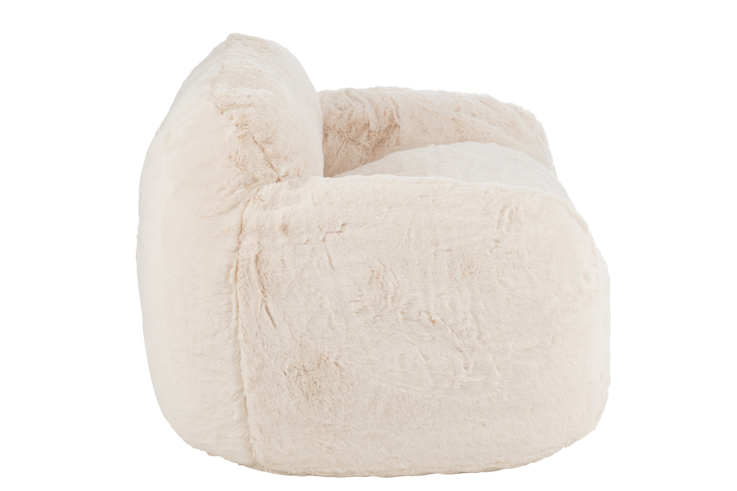 Petit canapé DOUDOU Fausse fourrure Crème