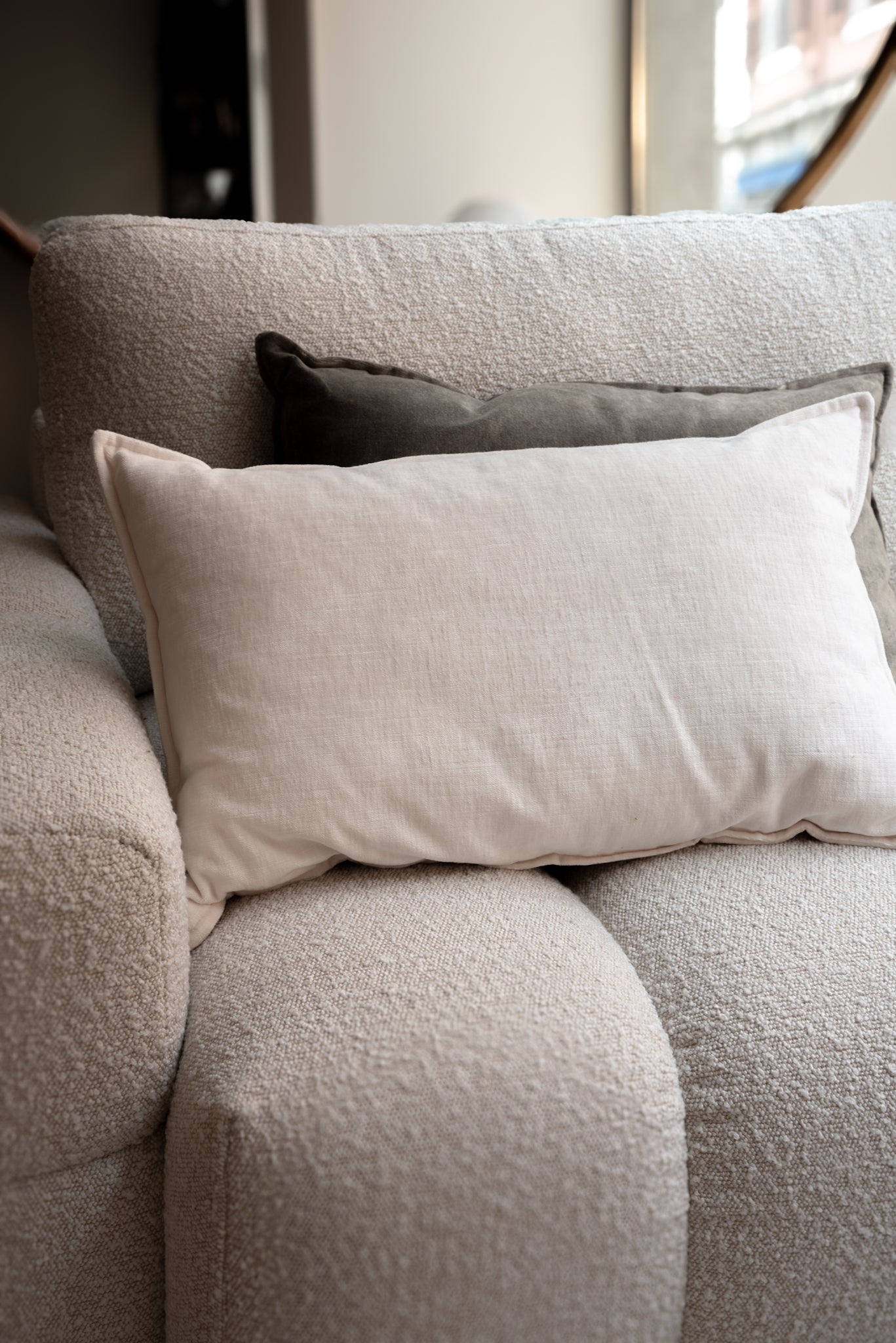 Coussin VELOURS - Blanc