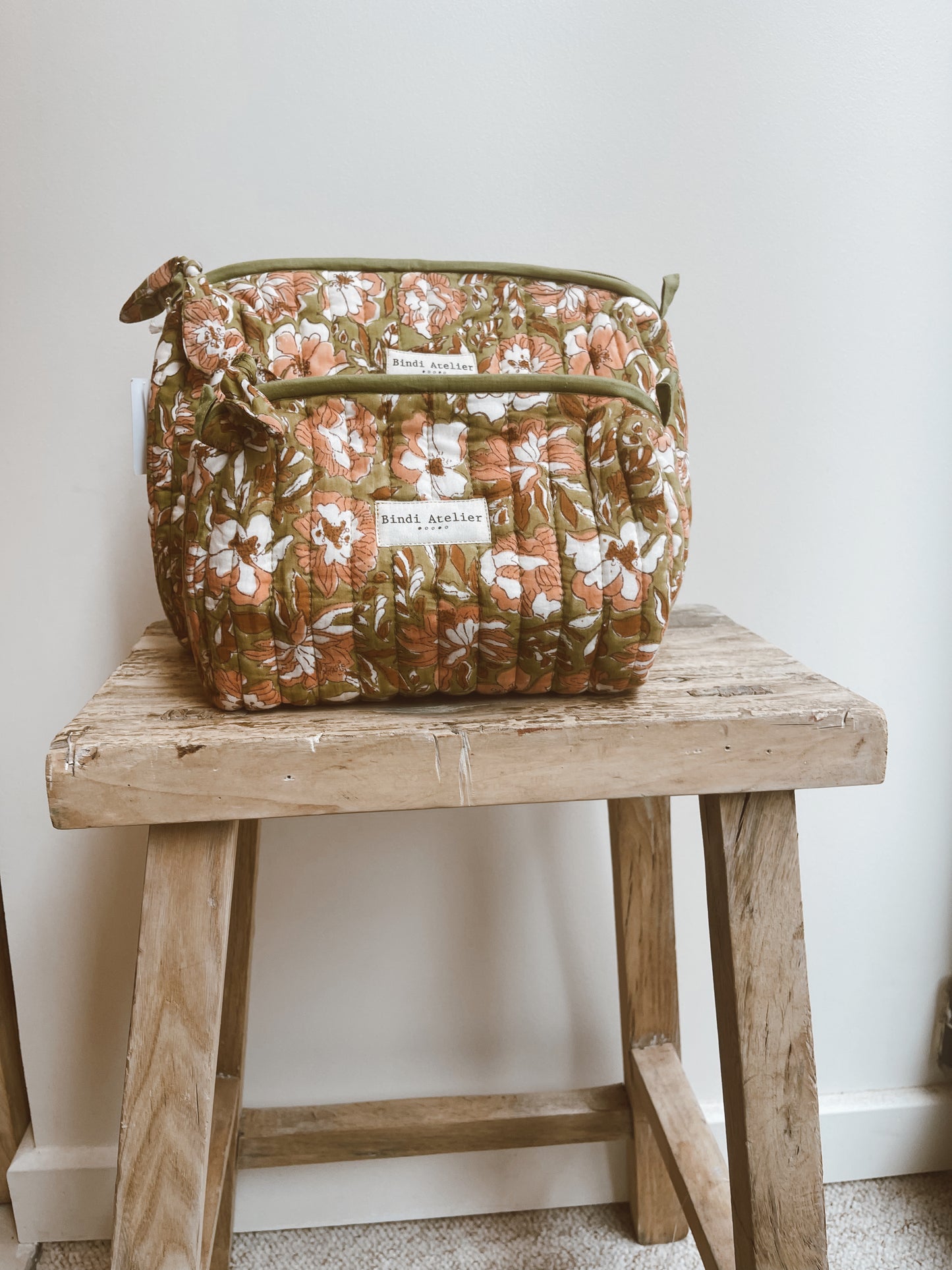 Trousse de toilette BINDI ATELIER - Verveine