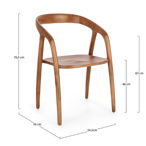 Chaise DOTTI Teinté