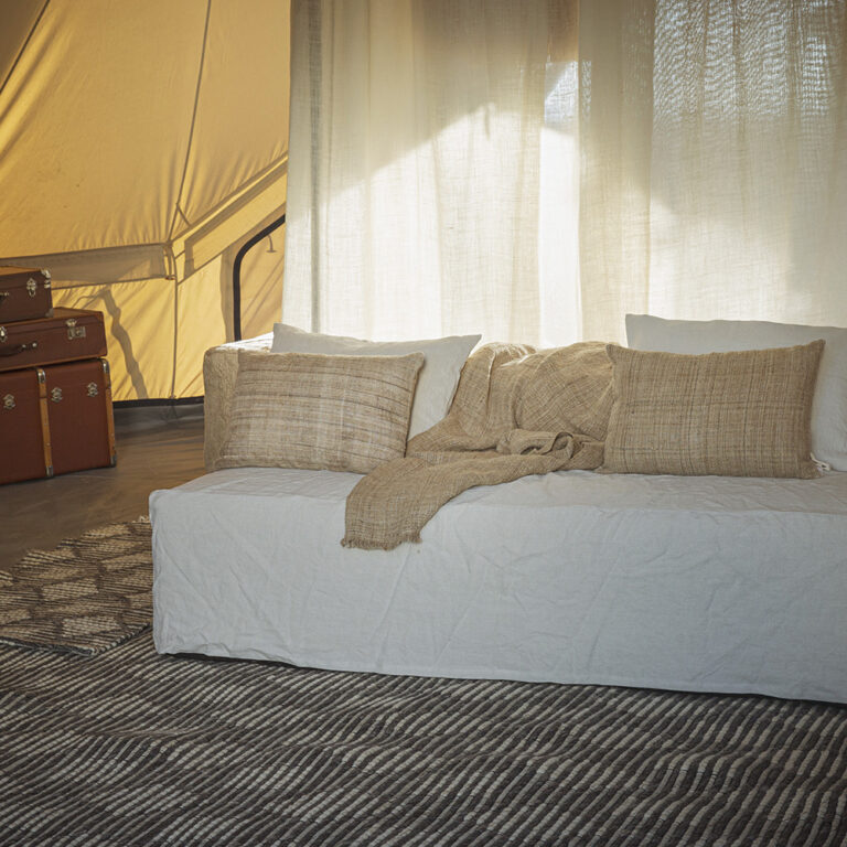 Rideau TAMTAM Ecru | BED & PHILOSOPHY