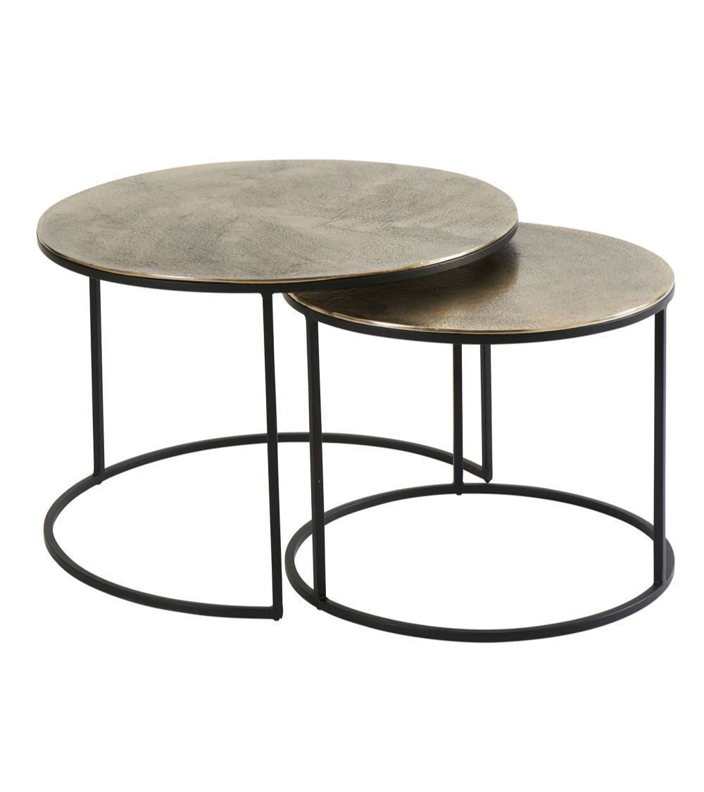 Table basse PALMA doré