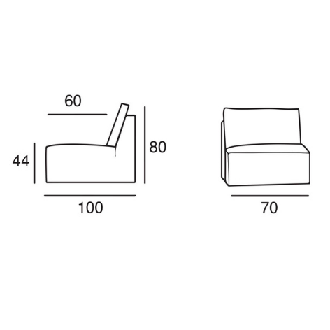 ARLES | Chauffeuse - 70 cm