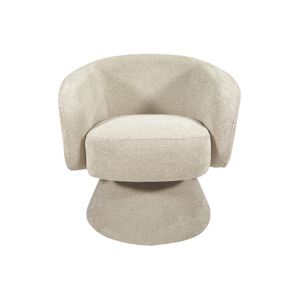 Fauteuil pivotant MANON Beige