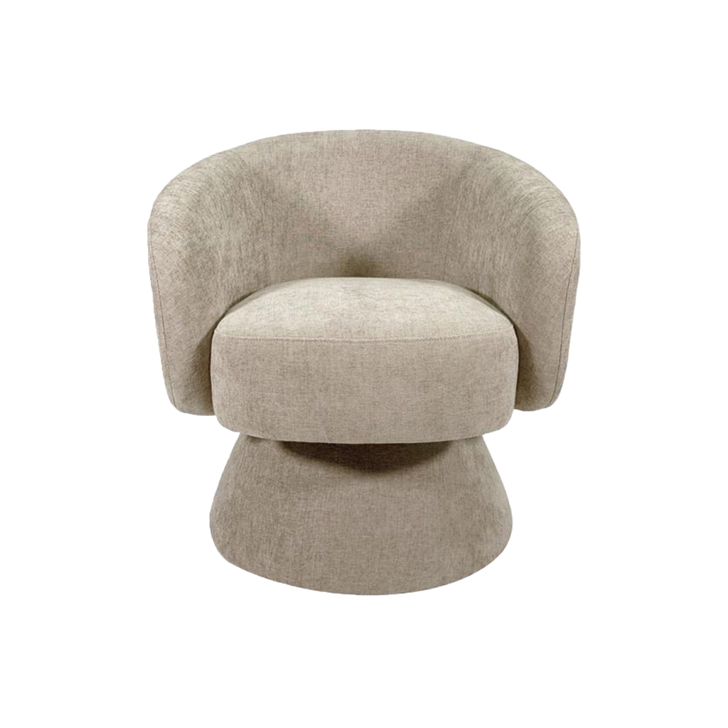 Fauteuil pivotant MANON Taupe