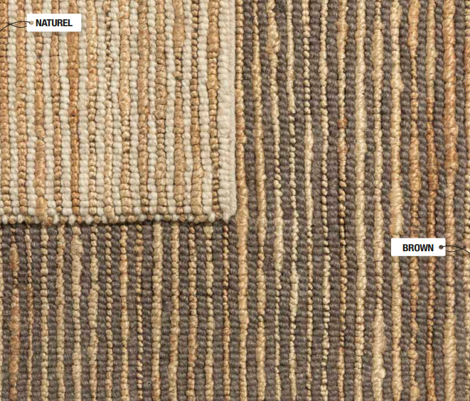 Tapis MINORQUE Brown [IDAHO]