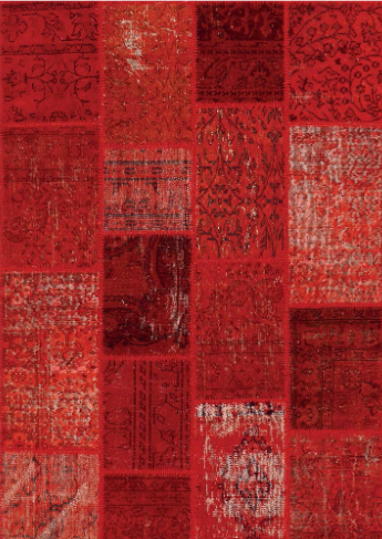 Tapis VINTAGE Rouge [IDAHO]