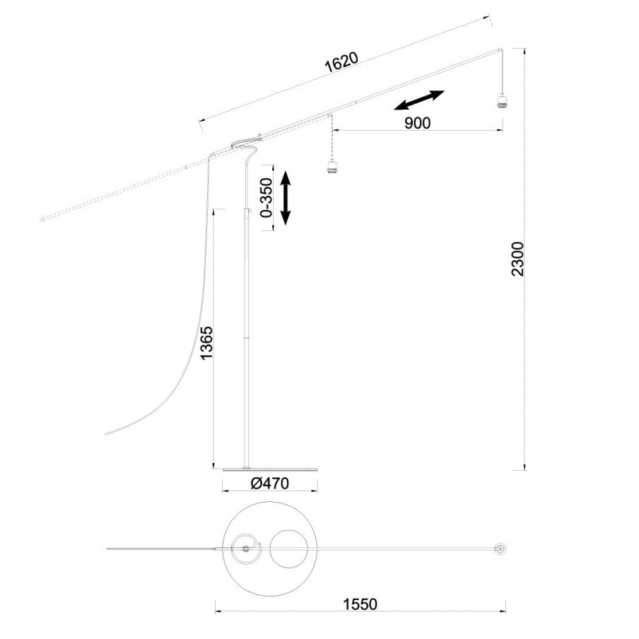 Lampadaire RUTI [MANTRA]