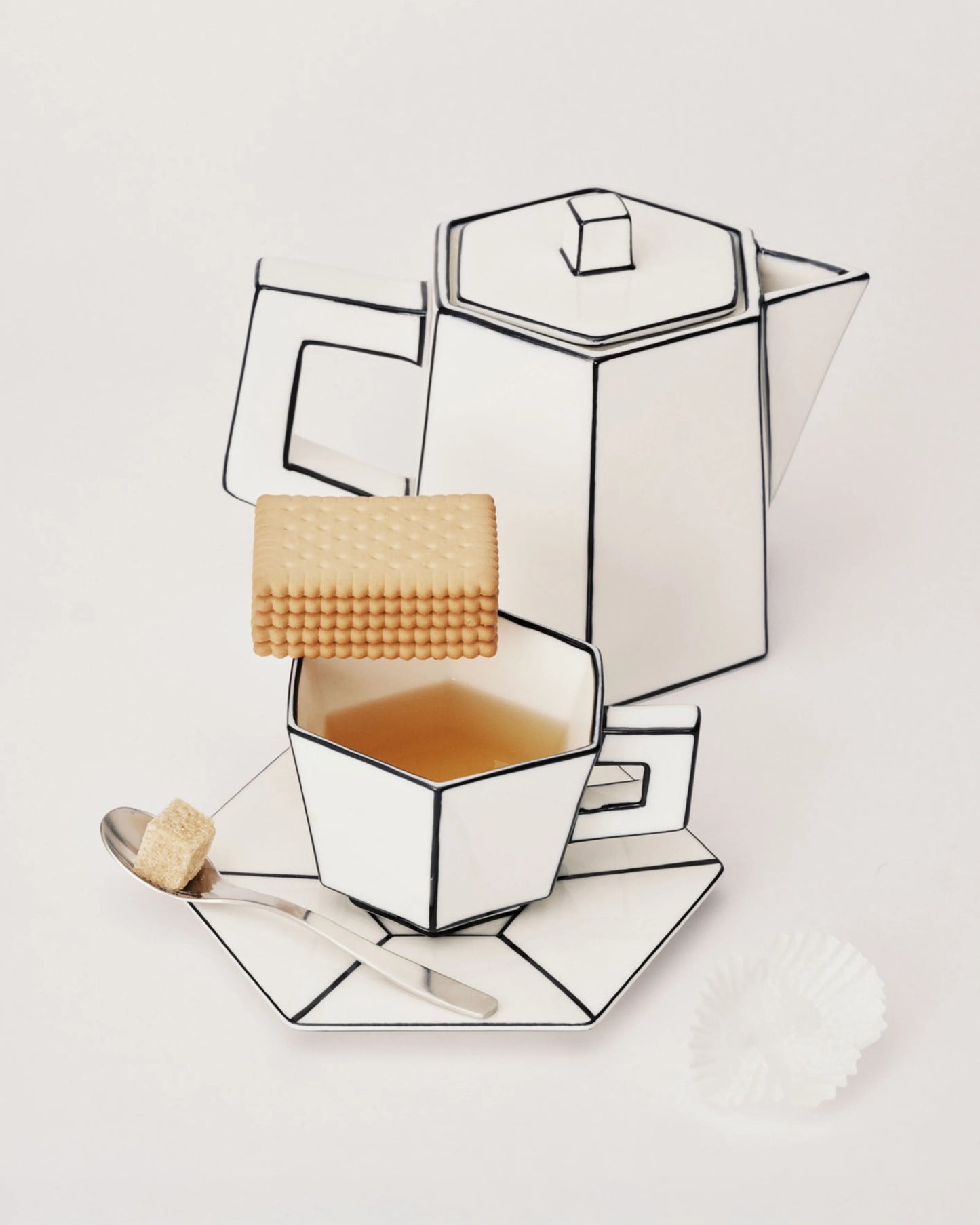 Lot de 2 Tasses à cappuccino CARTE BLANCHE | SERAX
