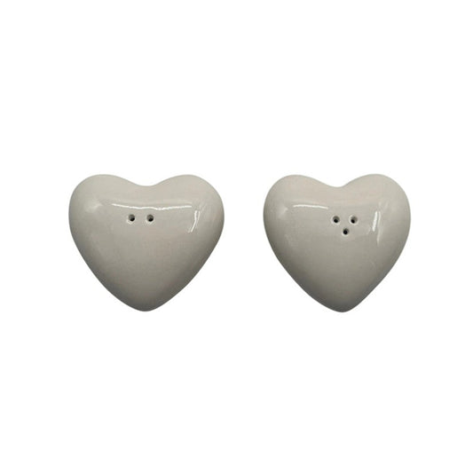 Set sel & poivre COEUR Blanc