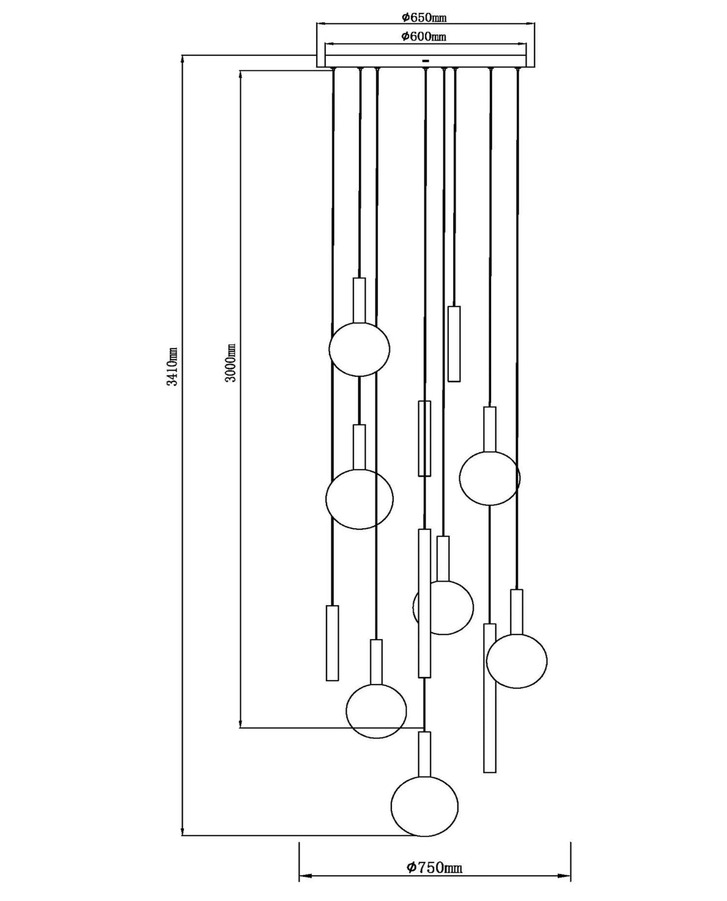 Suspension JASMINE [LUCIDE]