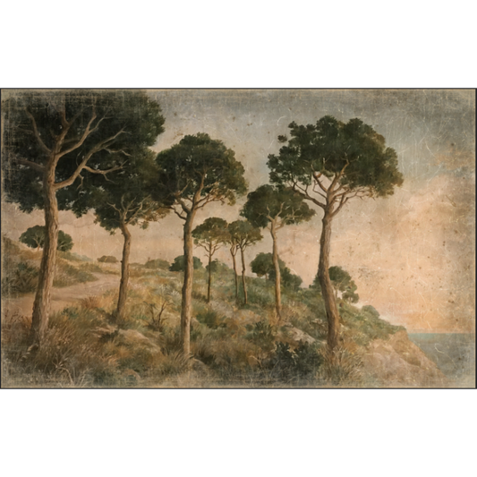 Tenture PINES & SEA [ALFONZ] 200x125 cm