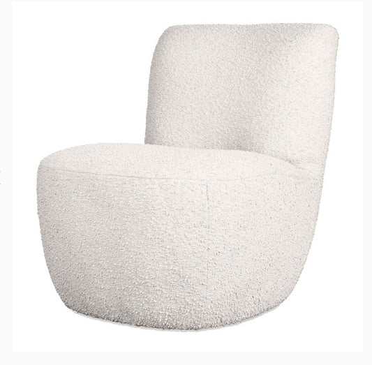 Fauteuil EVE | Bouclé Blanc
