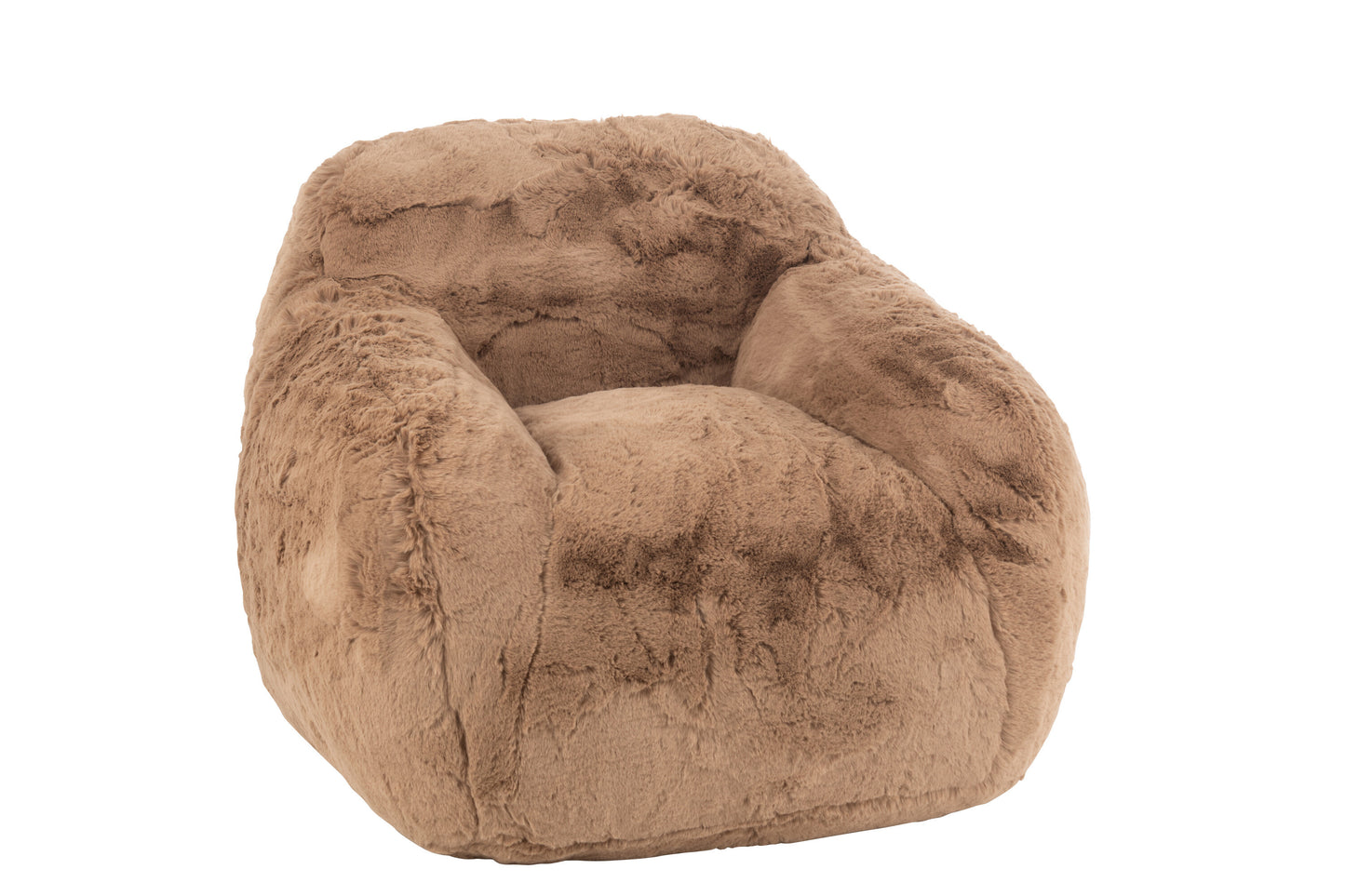 Fauteuil DOUDOU Fausse fourrure Camel