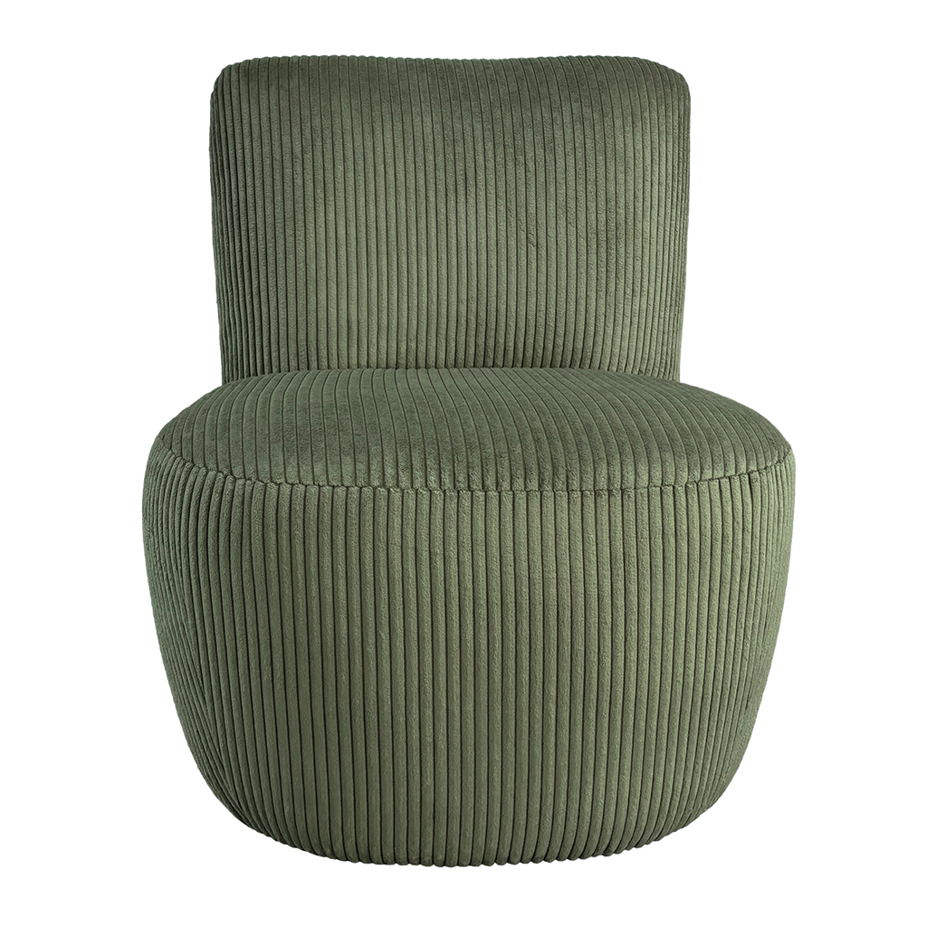 Fauteuil EVE | Côtelé Kaki