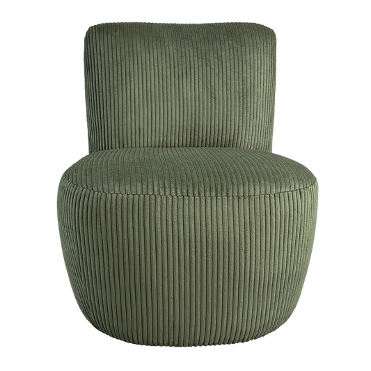 Fauteuil EVE | Côtelé Kaki