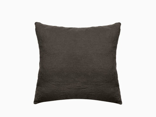 Taie d'oreiller SONATE Café [VENT DU SUD] 100% lin