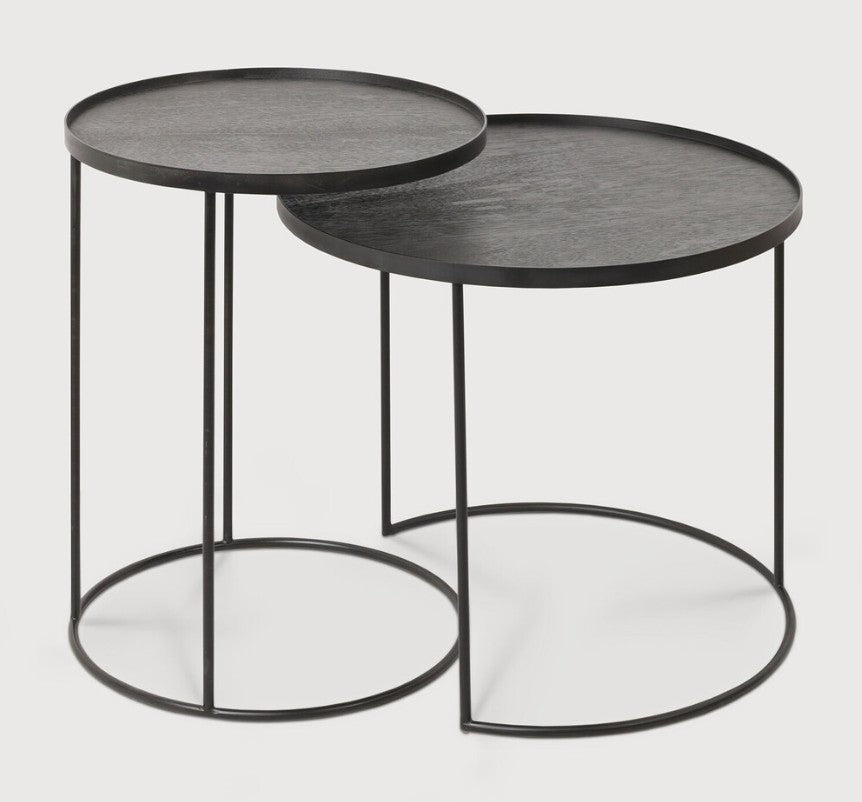 Tables d'appoint à plateaux [ETHNICRAFT]