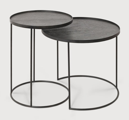 Tables d'appoint à plateaux [ETHNICRAFT]