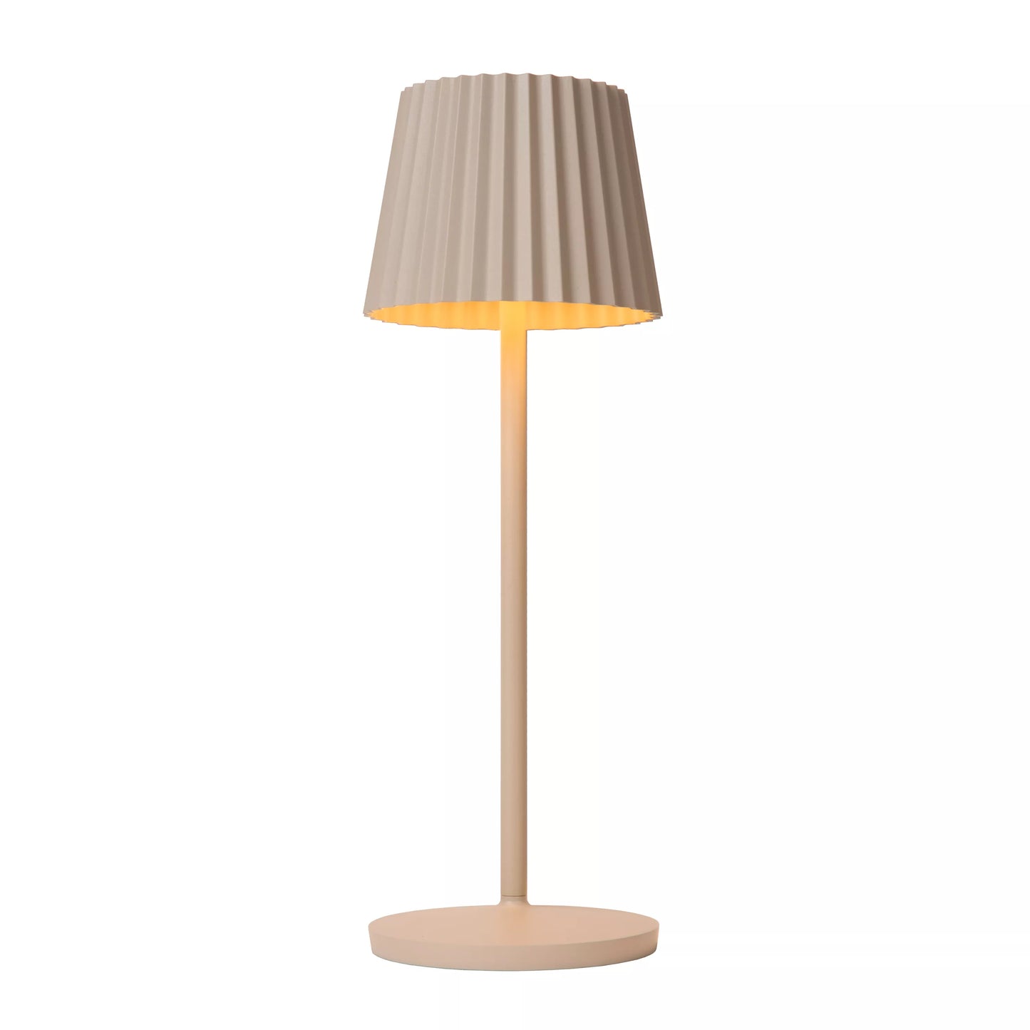 Lampe tactile JUSTINE Beige [LUCIDE]