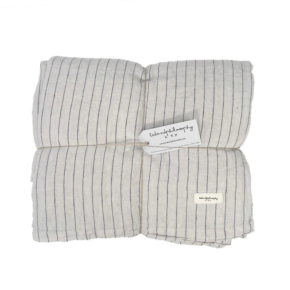 Housse de couette LUNA Indigo | BED & PHILOSOPHY