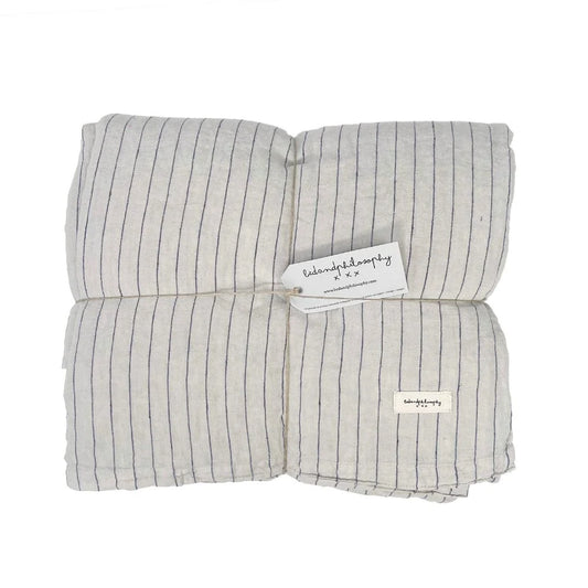 Housse de couette LUNA Indigo | BED & PHILOSOPHY