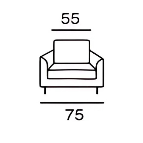 SPENCER | Fauteuil - 75 cm