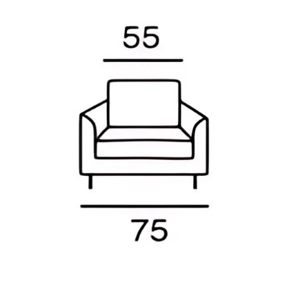 SPENCER | Fauteuil - 75 cm