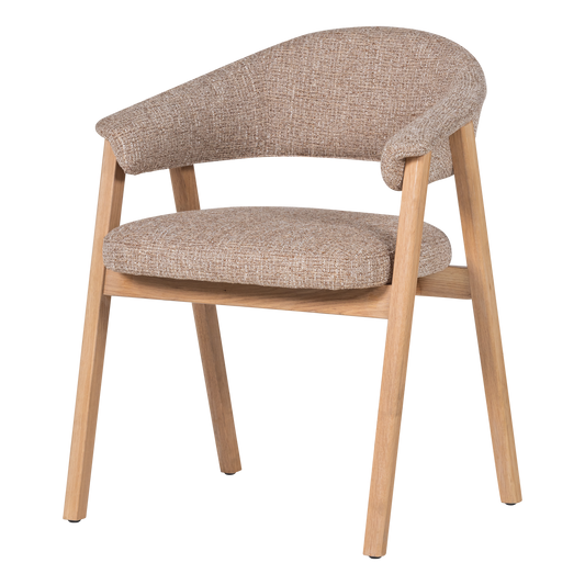 Lot de 2 Chaises TUNAR Beige [WOOOD]