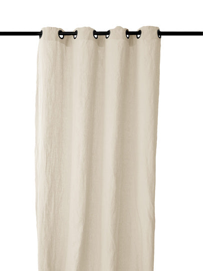 Rideau SONATE Ficelle [VENT DU SUD] Lin lavé