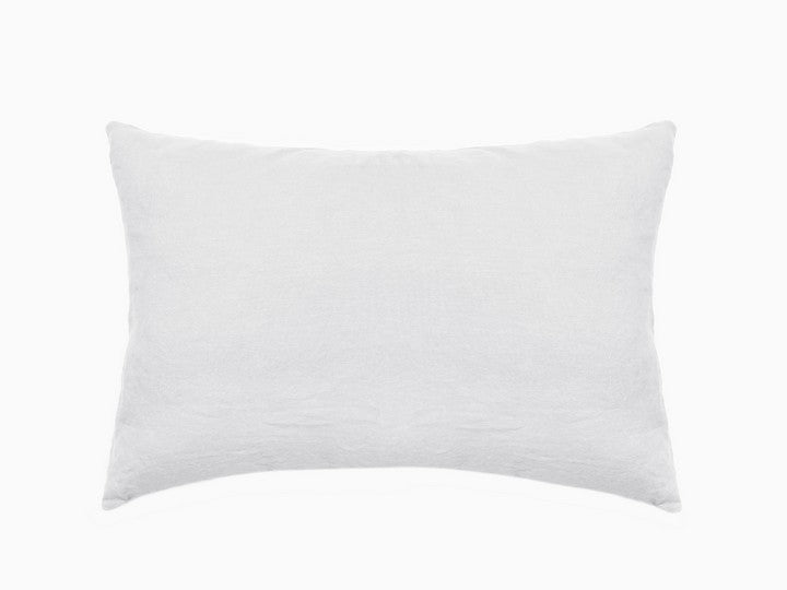 Taie d'oreiller SONATE Neige [VENT DU SUD] 100% lin