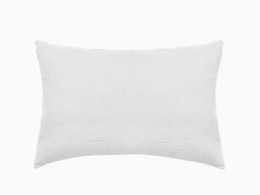 Taie d'oreiller SONATE Neige [VENT DU SUD] 100% lin