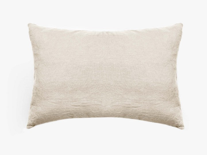 Taie d'oreiller SONATE Ficelle [VENT DU SUD] 100% lin