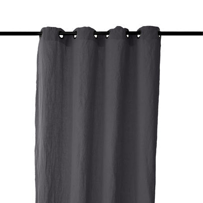 Rideau HONO Caviar [VENT DU SUD] Coton lavé