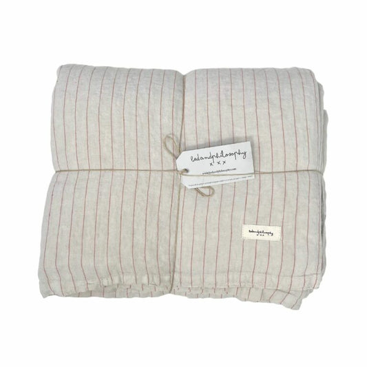 Housse de couette LUNA Terracotta | BED & PHILOSOPHY