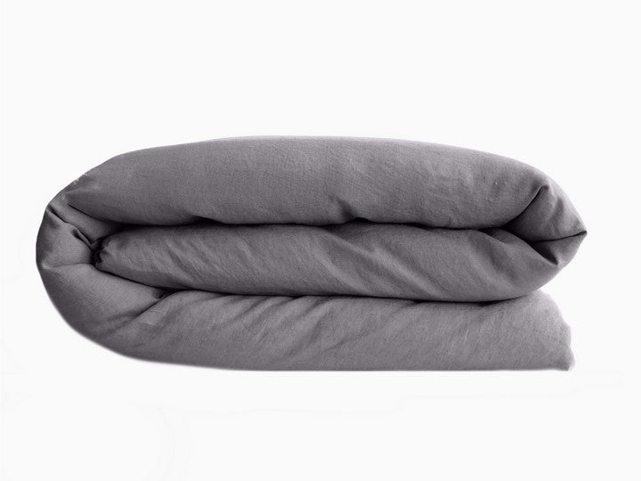 Housse de couette SONATE Brume [VENT DU SUD] 100% Lin