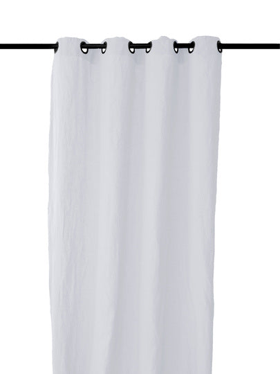 Rideau SONATE Neige [VENT DU SUD] Lin lavé