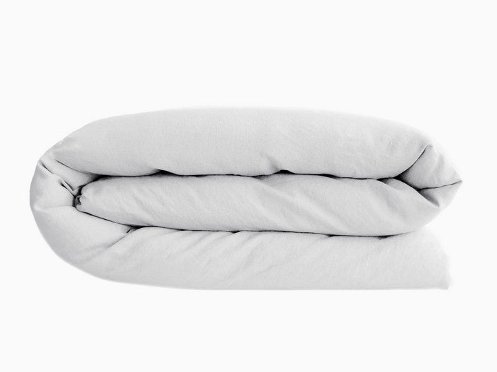 Housse de couette OPÉRA Neige [VENT DU SUD] Lin et coton