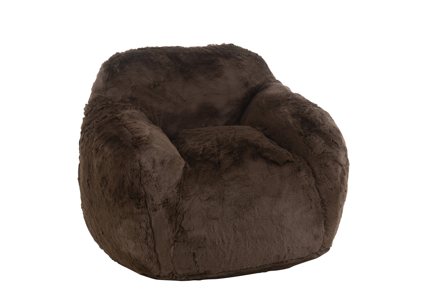Fauteuil DOUDOU Fausse fourrure Brun