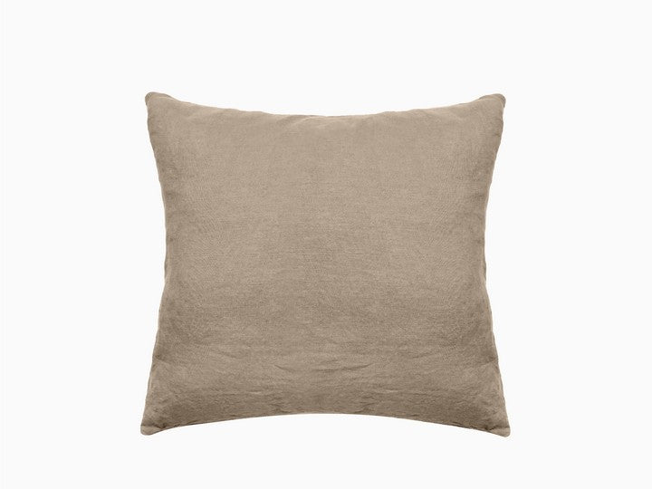 Taie d'oreiller SONATE Camel [VENT DU SUD] 100% lin