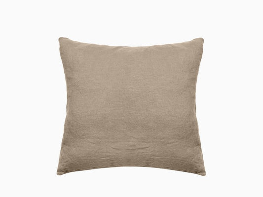 Taie d'oreiller SONATE Camel [VENT DU SUD] 100% lin